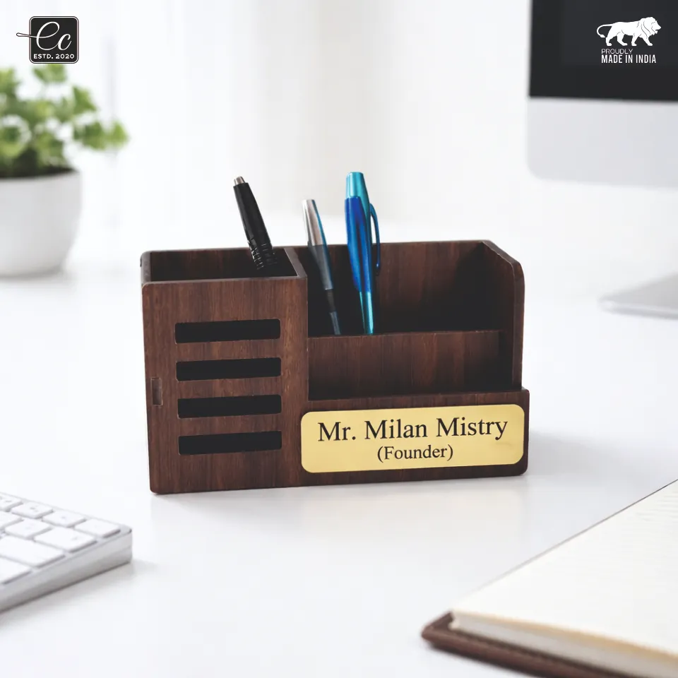 Premium Wooden Desk Organizer – Smart Utility Meets Elegant Design